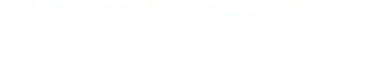 Pendule en bronze ciselé et doré, marbre blanc, d'époque Louis XVI, le cadran signé Pochon/A PARIS et Coteau © DAmiEn Perronnet pour ArtDigitalStudio 