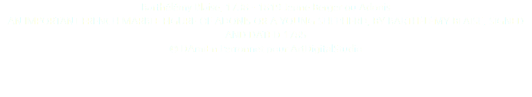 Barthélémy Blaise, 1738 - 1819 Jeune Berger ou Adonis AN IMPORTANT FRENCH MARBLE FIGURE OF ADONIS OR A YOUNG SHEPHERD, BY BARTHÉLÉMY BLAISE, SIGNED AND DATED 1785 © DAmiEn Perronnet pour ArtDigitalStudio 