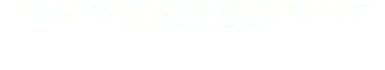 Pendule au char d'Apollon en bronze patiné et doré d'époque Consulat vers 1800, attribuée à Simon Deverberie A LARGE PATINATED AND GILT-BRONZE MANTEL CLOCK BY SIMON DEVERBERIE, CONSULAT, CIRCA 1800 © DAmiEn Perronnet pour ArtDigitalStudio 