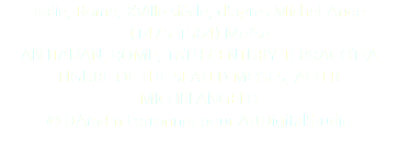 Italie, Rome, XVIIIe siècle, d'après Michel-Ange (1475-1564) Moïse AN ITALIAN, ROME, 18TH CENTURY TERRACOTTA FIGURE OF THE SEATED MOSES, AFTER MICHELANGELO © DAmiEn Perronnet pour ArtDigitalStudio 