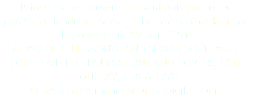 Paire de vases couverts formant pots-pourris en porcelaine tendre de Sèvres et bronze doré de la fin de l'époque Louis XV, vers 1770 A PAIR OF GILT-BRONZE AND SÈVRES SOFT-PASTE PORCELAIN POT-POURRI URNS AND COVERS, LATE LOUIS XV, CIRCA 1770 © DAmiEn Perronnet pour ArtDigitalStudio 